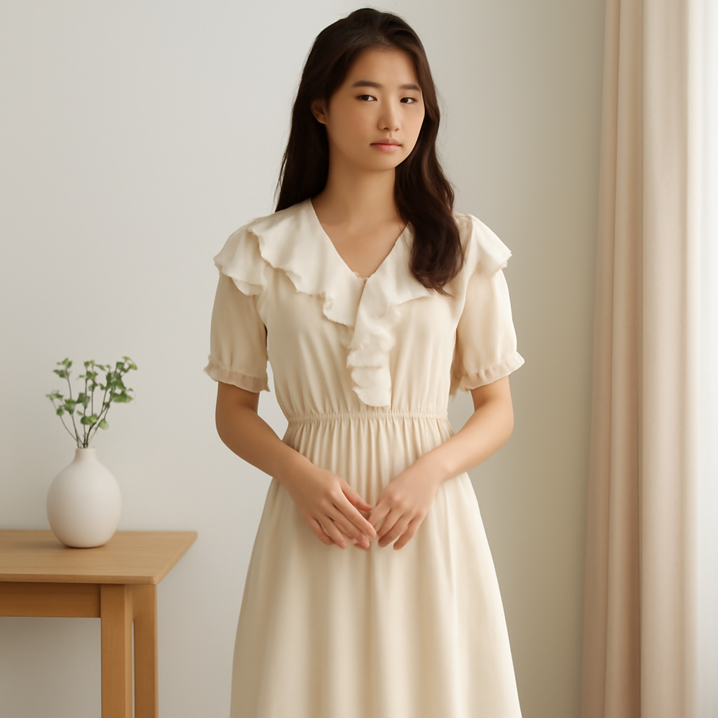 여성프릴원피스 대표 이미지